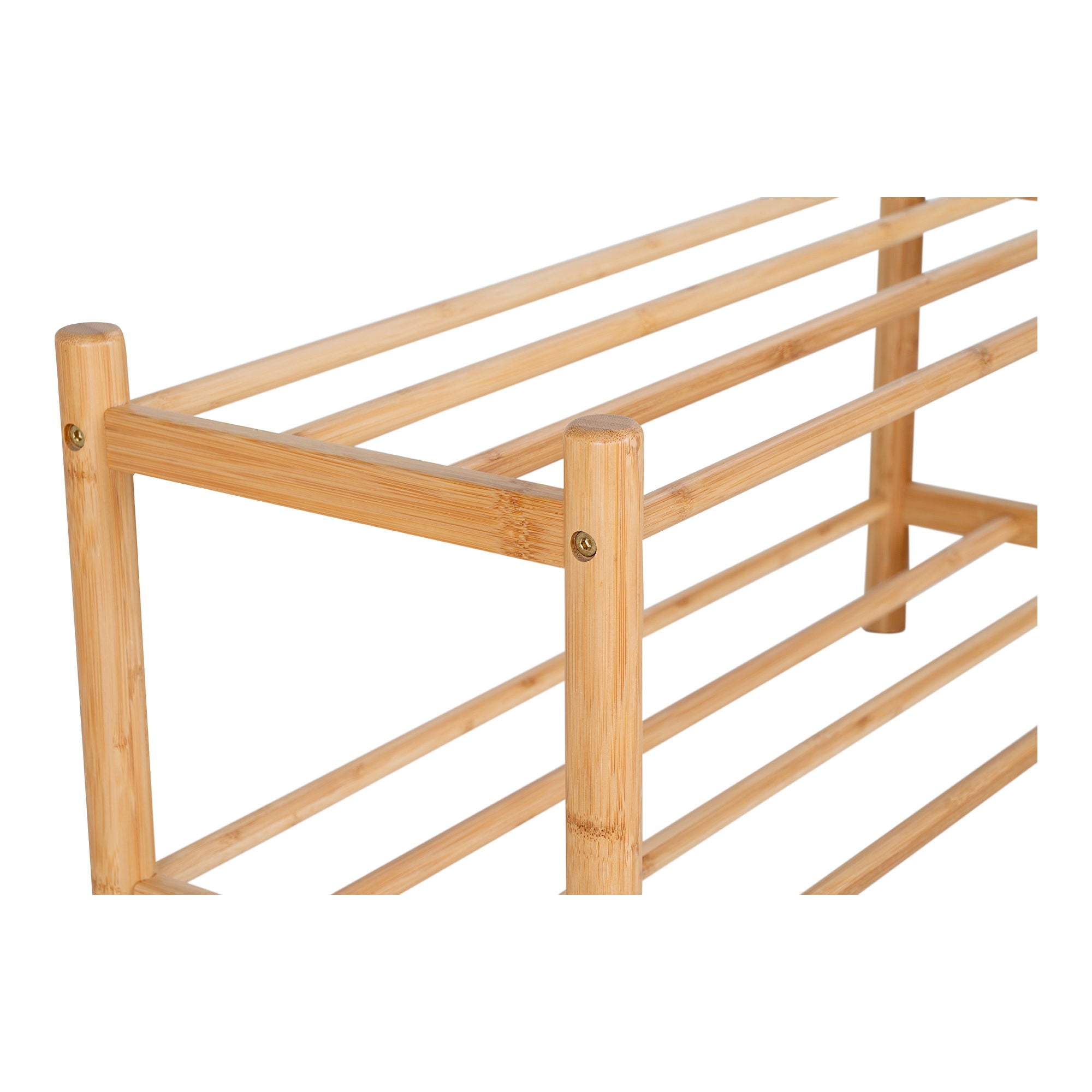 Manaus – Schuhregal, Bambus, naturfarben, 70 × 27 × 33 cm